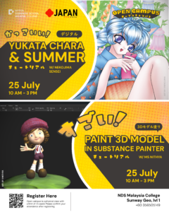 Design a character in yukata / Paint 3D model in Substance Painter - 25 July 2026